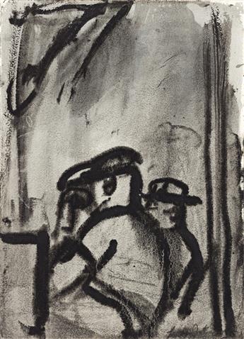LESTER JOHNSON (1919-2010) Three watercolors.